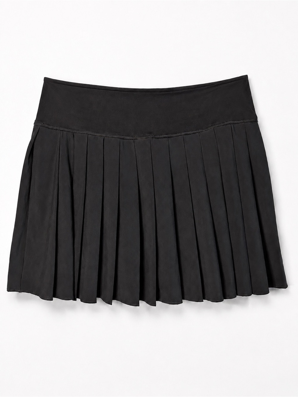 Offline by Aerie Black Pleated Tennis Skort Medium Athletic Built in shorts